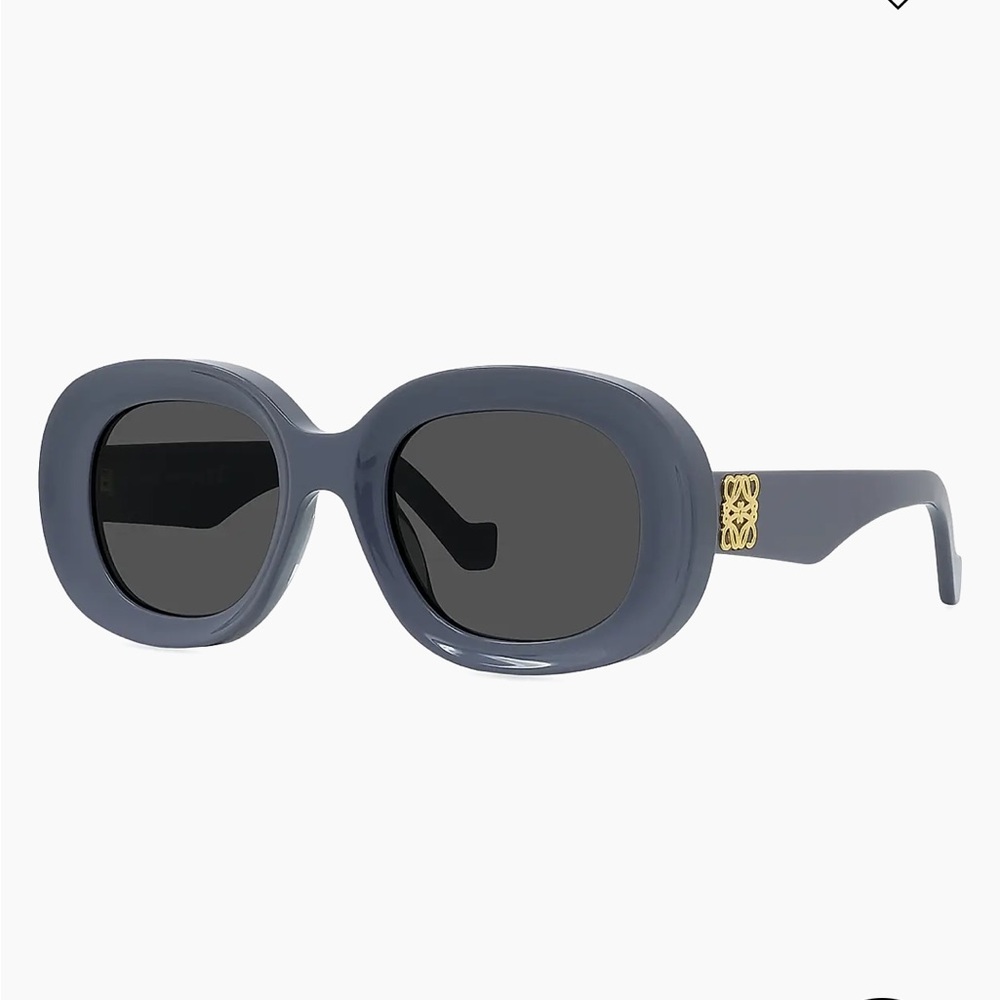 LOEWE Chunky Anagram 49MM Oval Sunglasses
